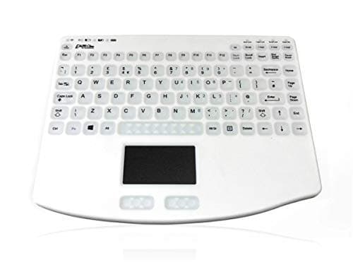 Image of Accuratus Accumed 540 V3 - RF 2.4 GHz Wireless Mini Sealed IP67 Antibacterial Medical/Clinical Keyboard with Touchpad
