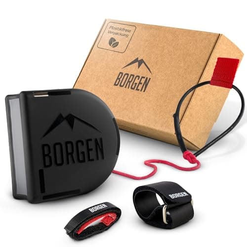 Image of Borgen bike tow rope for children and adults, safe and easy to attach and uncouple, fits all handlebars, suitable for Woom, tensile load up to 120 kg, tow strap for bicycle.
