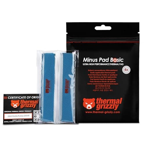 Image of Thermal Grizzly Minus Pad Basic 4 Pack- 120 x 20 x 3.0 mm