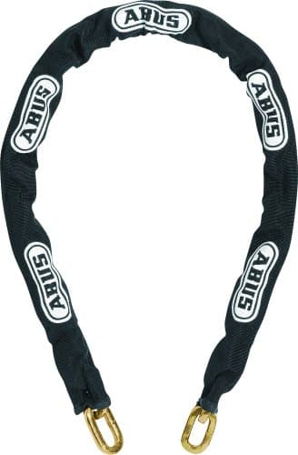 Image of ABUS 8KS chain - 8 mm thick steel chain for securing bicycles, chairs in the catering trade, machines and more - with textile sheath - can be combined with a padlock, for example - 110 cm long