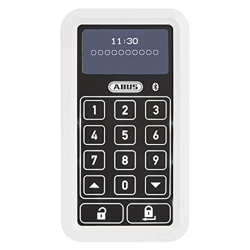 Image of ABUS One HomeTec Pro Bluetooth Keyboard CFT3100 - Code Input for Opening the Front Door - for HomeTec Pro Bluetooth Door Lock Drive CFA3100 - White