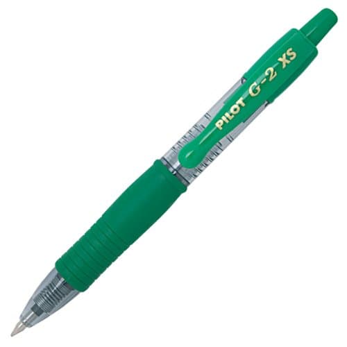 Image of Pilot G207 Pixie Retractable Gel Rollerball 0.7 mm Tip (Box of 12) - Green