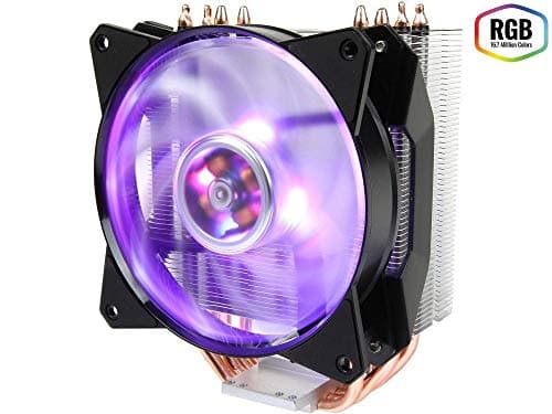 Image of Cooler Master MasterAir MA410P RGB CPU-Kühler '4 Heatpipes, 1 x MasterFan AB 120 RGB Lüfter, RGB LED' MAP-T4PN-220PC-R1