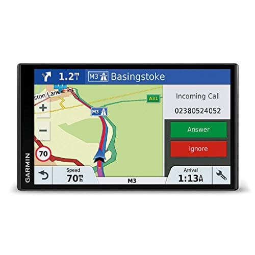 Image of Garmin DriveSmart 61LMT-S 6.95 Inch Sat Nav with Lifetime Map Updates for UK, Ireland and Full Europe, Free Live Traffic and Built-In Wi-Fi,Black (Renewed)