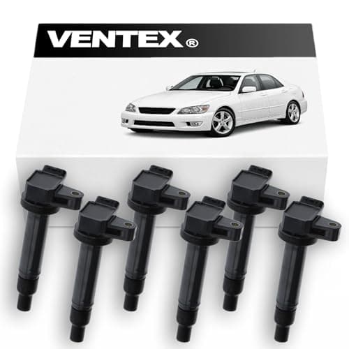 Image of VENTEX® Ignition Coil Pack x6 VXS1720 Compatible with Lexus IS200 IS 200 1999-2005