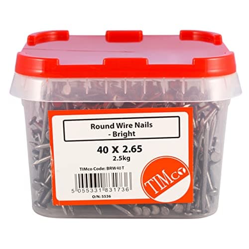 Image of TIMCO Bright Round Wire Nails - 75 x 3.75-2.5kg