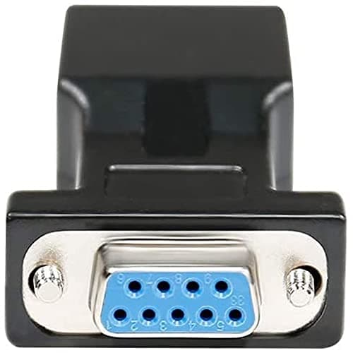 Image of DTECH RS232 DB9 to RJ45 Serial Adapter DB9 Female&Male to RJ45 Ethernet Converter(2 Pack, DB9-F to RJ45-F and DB9-M to RJ45-F)