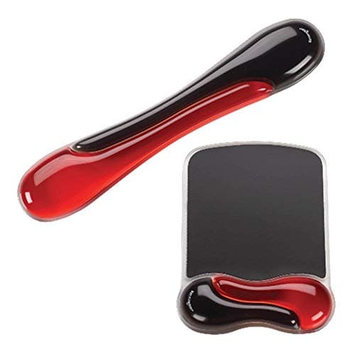 Image of Kensington Duo Gel Mouse & Keyboard Wrist Rest Bundle, Red (K50036WW)