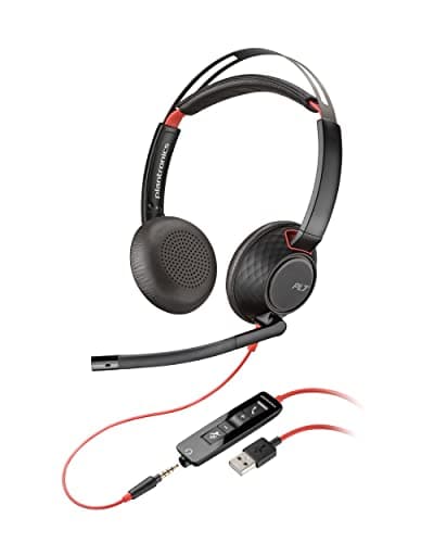 Image of Poly Blackwire 5220, C5220 USB-A - Schnurgebundenes Stereo-Headset mit USB-A und 3,5 MM