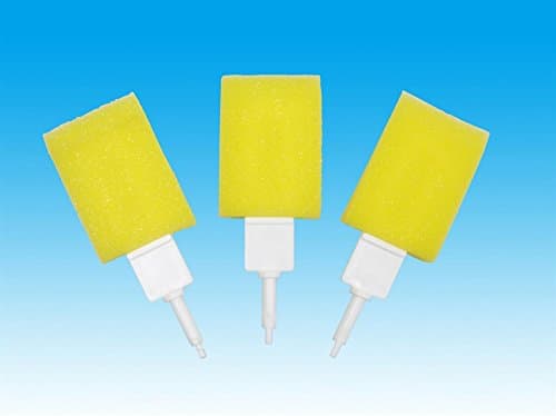 Image of LONG HANDLED TOE SPONGE AND BRUSH SET REPLACEMENT SPONGE ONLY PACK OF 3 SPONGES