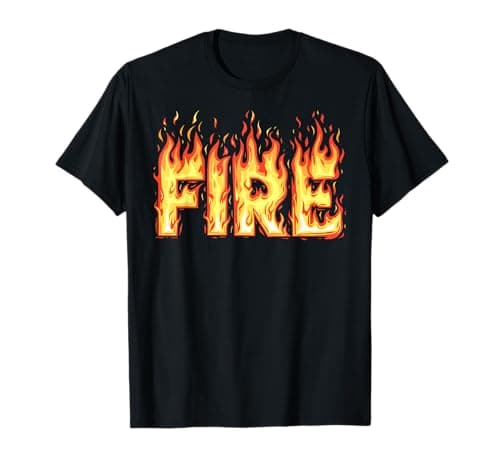 Image of Fire Flame Shirt Adult Kids Men Women Fire And Ice Costume T-Shirt