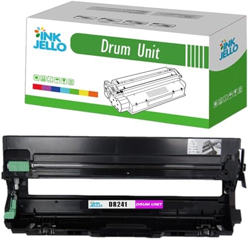 Image of Inkjello DR241CL Drum Unit For Printer, Compatible With Brother DCP-9015CDW DCP-9020CDW HL-3140CW HL-3150CDW HL-3170CDW MFC-9140CDN MFC-9330CDW MFC-9340CDW (Magenta, 1-Pack)