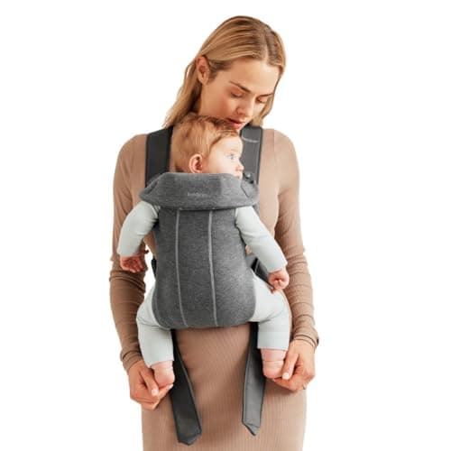 Image of BabyBjörn Baby Carrier Mini, 3D Jersey, Dark grey