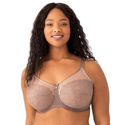 Image of Wacoal Women's Retro Chic Underwire Bra - Brown - 34E