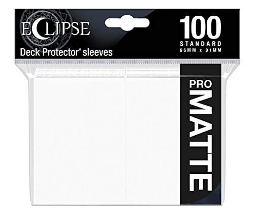 Image of Ultra Pro - Eclipse Standard Matte Sleeves 100 Pack - Arctic White