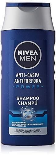 Image of Nivea Men Men Anti-Dandruff Shampoo Power, 250 ml (Pack of 6), 1500 ml