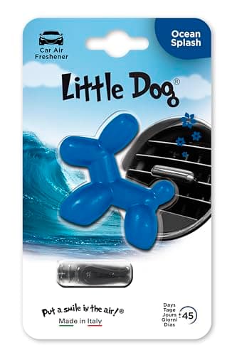 Image of Little Joe Little Dog Gel Perfumer Ocean Splash Aroma for Car Aerator Long Lasting Up to 45 Days Irresistible and Fun Fragrance for All Audiences