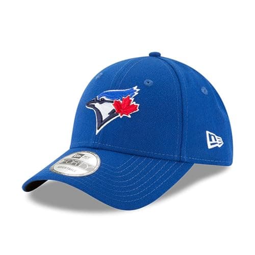 Image of New Era Men's The League Toronto Blue Jays Offical Team Colour Baseball Cap, Royal, One Size UK