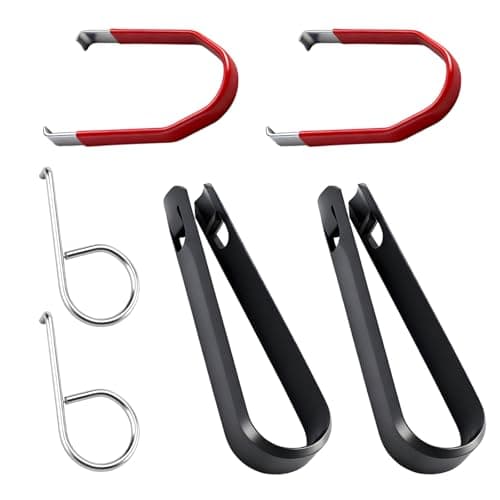 Image of 6PCS Wheel Nut Cover Removal Tool,Locking Wheel Nut Remover,Wheel Bolt Cap Cover Removal Tool,Universal Tyre Nut Center Cover Cap Puller Tweezers Removal Tool,Bolt & Nut Covers Key Bolt for Cars