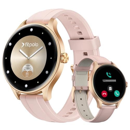 Image of Smart Watches for Women Answer/Make Calls, 1.57'' AMOLED Smartwatch for iPhone/Samsung/Android,Womens Smart Watch with Heart Rate/SpO2/Sleep Monitor, Fitness Watch 120+ Sport Modes 3ATM Waterproof