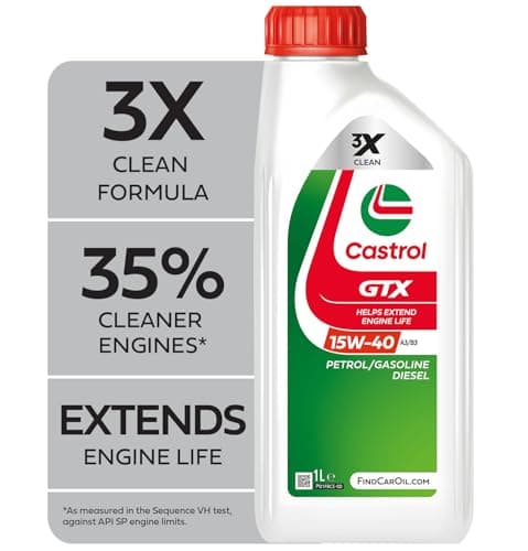Image of Castrol GTX 15W-40 A3/B3 Engine Oil 1L