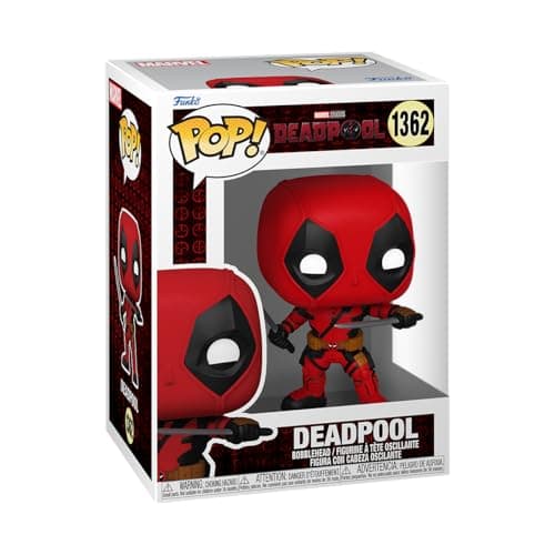 Image of Funko POP! Marvel: Deadpool & Wolverine - Deadpool - Collectable Vinyl Figure - Gift Idea - Official Merchandise - Toys For Kids & Adults - Model Figure for Collectors and Display