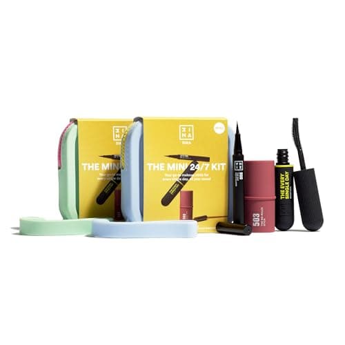 Image of 3INA MAKEUP - THE MINI 24/7 KIT - The 24H Pen Eyeliner 900 mini + The Every Single Day Mascara mini + The No-Rules Stick 503 mini - Makeup Kit - Travel Size