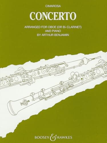 Image of Concerto for Oboe and Strings: arranged for oboe (or Bb clarinet) and piano. oboe and strings. Réduction pour piano avec partie soliste.