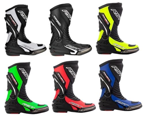 Image of RST TRACTECH EVO III SPORT CE MENS BOOTS 2101 Motorcycle Motorbike Adult Sports Quad ATV On-Road Track Racing Touring Armour Boots - Black - 7 UK