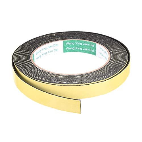 Image of sourcing map Sealing Foam Tape 15mm Wide 1mm Thick 5m/16.4ft Long, Self Adhesive Weather Strip for Window Door Insulation