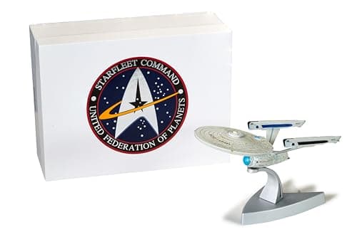 Image of Corgi Diecast Model Spacecraft - CC98001 Star Trek - USS Enterprise NCC-1701 (The Wrath of Khan) - Spaceship Toy Model, Collectible Space Toys for Adults & Kids, Rocket Ship Sci Fi Gifts