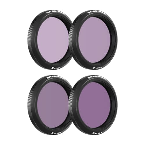 Image of Freewell ND8, ND16, ND32, ND64 Standard Daylight Filter Set for Osmo Action 5 Pro/Action 4/Action 3 Essential for Daylight Filming
