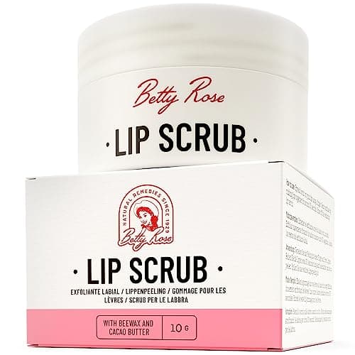 Image of Lip Scrub - Lip Scrub Exfoliator and Moisturizer for Lightening and Brightening Lips, Lip Exfoliator Scrub with Pure Beeswax with Vitamin C and E for Hydrating, Moisturizing and Plumper Lips, 10 g