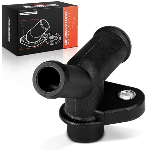 Image of Frankberg Heater Manifold Pipe Water Coolant Flange Compatible with Transporter IV Bus 70B 70C 70J 70K 7DB 7DC 7DJ 7DK 70A 70H 7DA 7DH 70E 70L 70M 7DE 7DL Replace# 074121143D