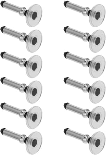 Image of 12 Pcs Silver Universal Stylus Replacement Tips,Universal Disc Tips Round Shape Replaceable Stylus Pen for Touch Screen Disc Tips,Nice Gifts to Share with Families,Cell Phones and Accessories