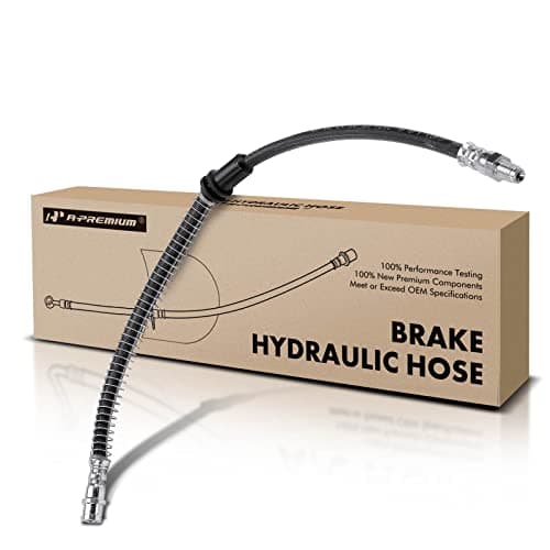 Image of A-Premium Front Left or Right Brake Hydraulic Oil Hose Compatible with Mercedes-Benz GLK250 2013-2015 GLK350 2010-2015 2.1L 3.5L Replace# 2044200748