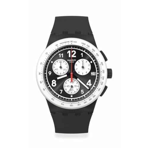 Image of Swatch Nothing Basic About Black Classic Watch