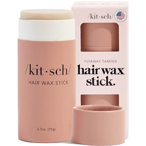 Image of Kitsch Hair Wax Stick for Women & Men - Anti-Frizz and Fly Away Hair Tamer, No Residue Hair Finishing Stick | All Day Hold Styling Product - 75g