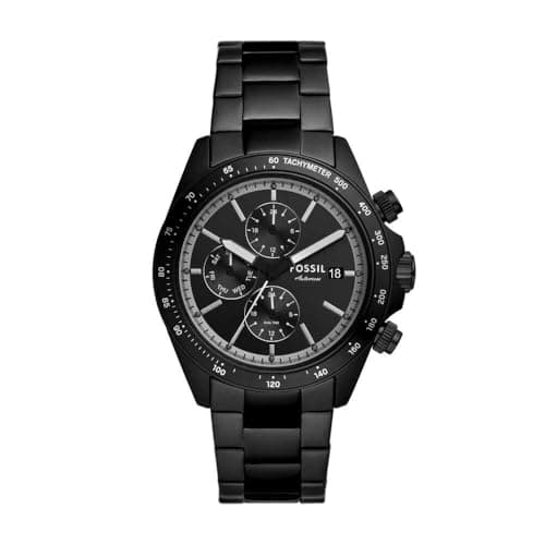 Image of Fossil Autocross Watch for Men, Quartz Multifunction Movement with Stainless Steel or Leather Strap