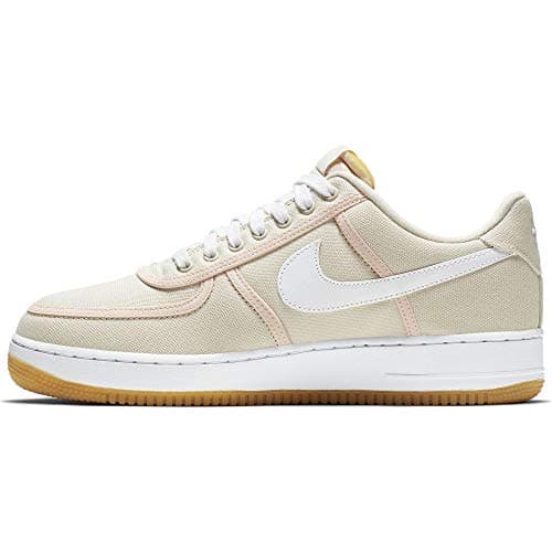 Image of Nike Air Force 1 '07 Prm, Men's Basketball Shoes, Multicolour (Light Cream/White/Crimson Tint 000), 6 UK (40 EU)