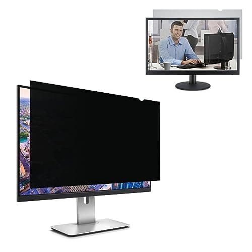 Image of McgojoHi 19-inch Computer Privacy Filter for 19" Widescreen Monitor(16:10 Aspect Ratio) Screen Protector Film for Data Confidentiality Anti-Spy Anti-Blue Light Anti-Glare Fuss-Free Installation