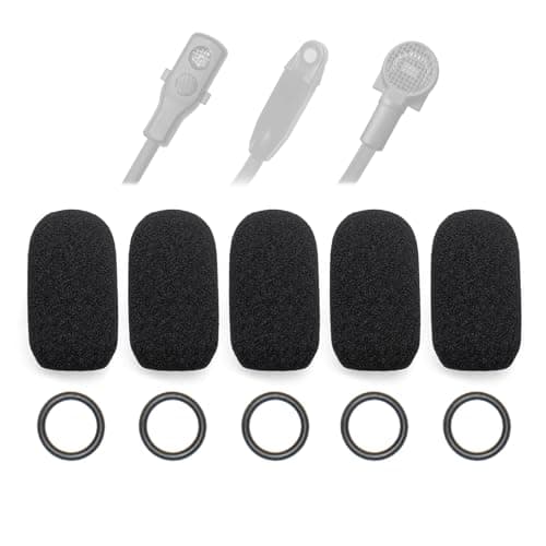 Image of Voarmaks 5-Pack Mic Cover Compatible with Bose A30 A20 A10, ProFlight Series 2, Aviation Headsets Microphone Mic Foam Muff Covers Windscreen Pop Filter