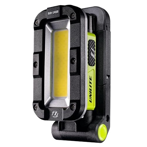 Image of Unilite SLR-1450 USB Rechargeable Compact Work Inspection Light with Removeable Battery | 1450 Lumen | 53 Metre Beam Range | IPX5