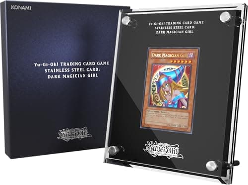 Image of Konami Yu-Gi-Oh! TRADING CARD GAME Stainless Steel Card: Dark Magician Girl (Amazon Exclusive)