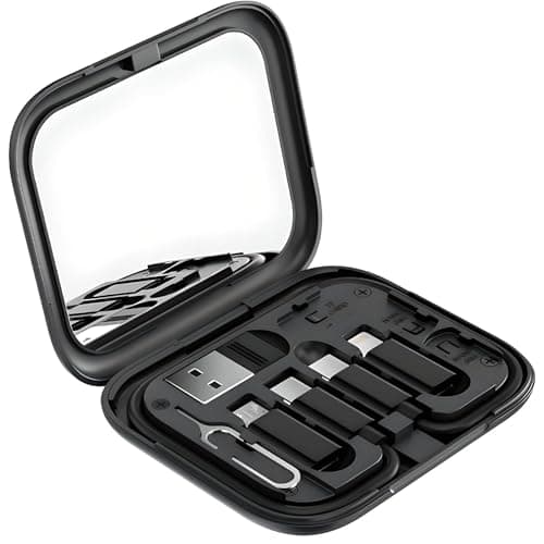 Image of Betron USB Type C to Lightning, Micro-USB, and USB-A Adapter Set – Multi-Adapter Charging Kit for iPhone, Samsung and More