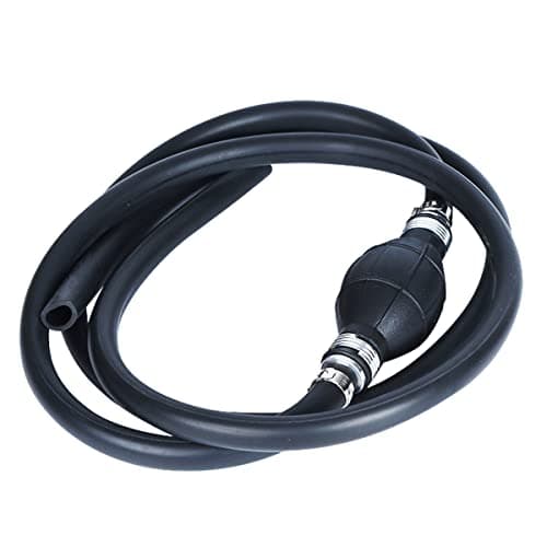 Image of KATSU Petrol Syphon Pump Hand Transfer Fuel Pump Fuel Line Assembly with 8mm x 1.9m Rubber Hose for Outboard Marine Boat Engine Motor 482193