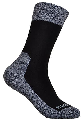 Image of 2 Pairs of Men's Black Wool Coolmax Walking Socks warm socks, UK 8-11