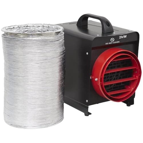 Image of Sealey 2kW Industrial Fan Heater with Ducting - DEH2001