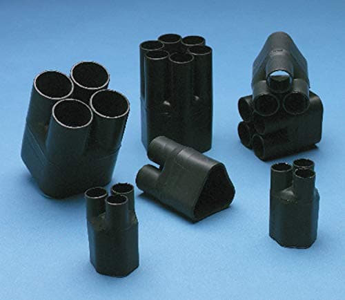 Image of 3M Heat Shrinkable Cable Breakout Boot HDBB-505-1-250: black, 5-way outlet, 1/bag