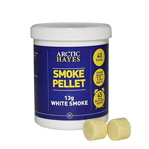 Image of Arctic Hayes 333013C AX White Smoke 40-Pieces Pellets Tub